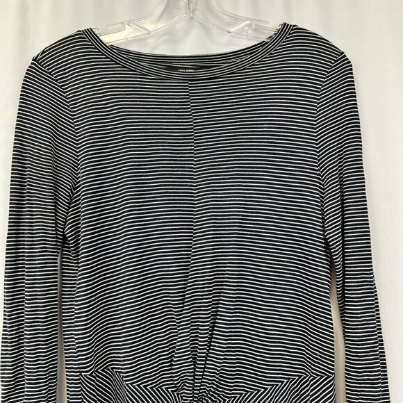 Vero Moda Womens Casual Top Navy White Striped Long Sleeve Twist Front S - Picture 7 of 10